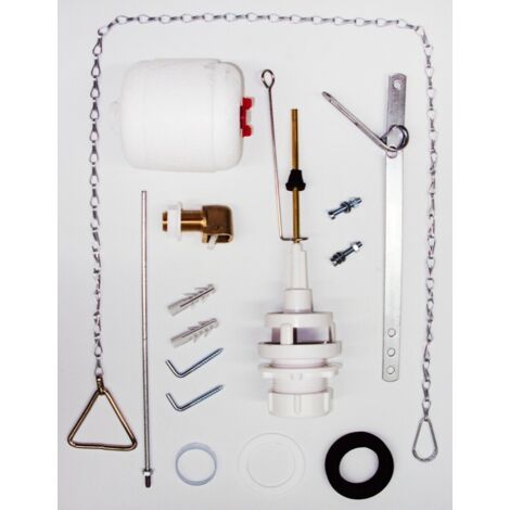ÉQUIPEMENT COMPL. RÉSERVOIR DE CHASSE D'EAU + ROBINET BL261