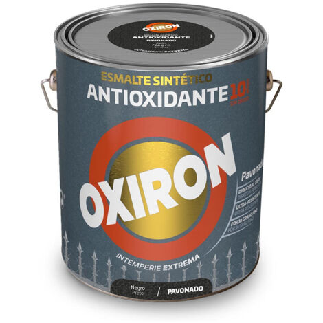 Oxiron Émail Synthétique Métallisé Antioxydant Noir Bleu 750ml Titan (1/2)