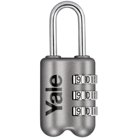 Cadenas à combinaison pour valise 23 mm yp2/23/128/1 couleurs yale (1/4)