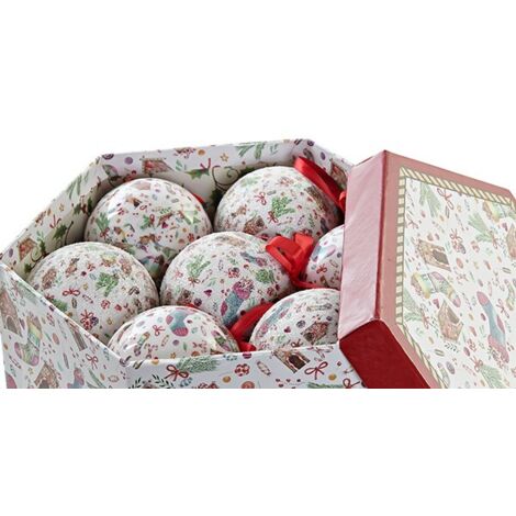 SET DE BOULES DE NOËL-7 - 7,5 CM (1/3)