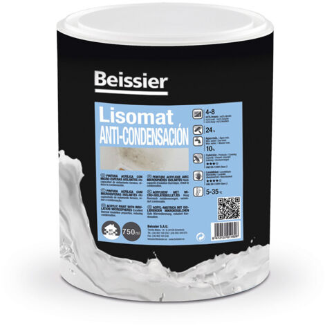Beissier – Peinture antirouille pour murs – 750 ml – Résistante à l'humidité – Application facile en intérieur et extérieur (1/2)