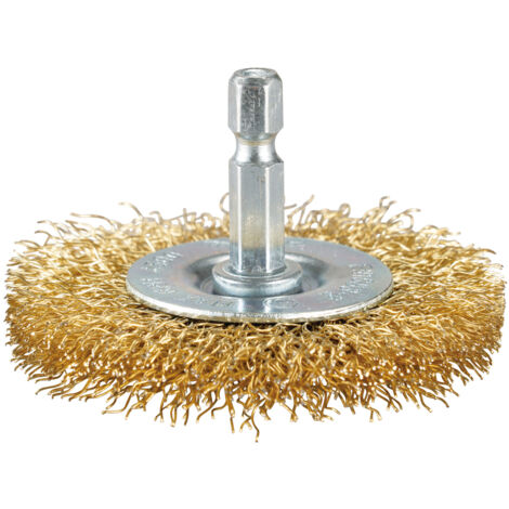 D-73673 Brosse de forage oblique plaquée laiton, 63 mm, 0,3 mm, 1/4", pour le forage, 0,3 mm, 1/4 (1/3)