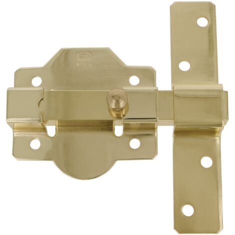 AMIG  Verrou de sécurité  1P  88 x 131 mm  Acier  Or (1/5)