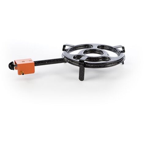 POÊLE À PAELLA PLATE AU GAZ BUTANE L-30 2F - 30 CM