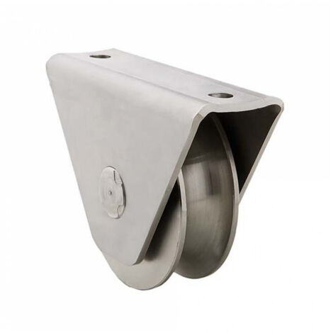 Poulie pour moteur thermique 80mm – Acier durable – Roue gorge U 20mm pour portes coulissantes – Charge max 655kg – Estebro