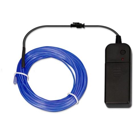 BANDE DE LEDS NÉON BLEUES FONCTIONNANT SUR PILES - 5 M (1/5)