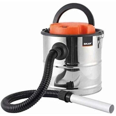 Aspirateur à cendres 20L – Puissance 1200W – Pour cendres froides – Nettoyage cheminées et barbecues – Modèle DI1200INOX – Bikain