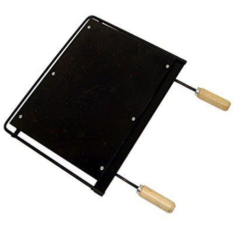Assiette basse L émaillée noire Passe-partout