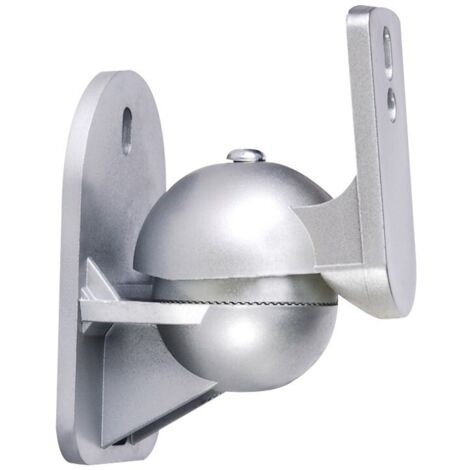 K&M 26773 SUPPORT HAUT-PARLEUR à poser, jusqu'à 3kg, 253mm, plaque 150x180mm, noir, paire