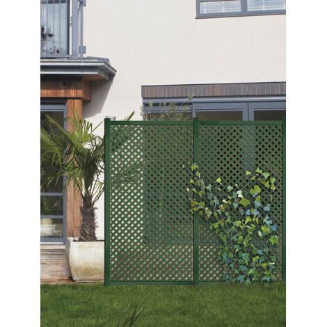 PANNEAU EN TREILLIS PP PRIVAT BLANC - 1X2 M (1/5)