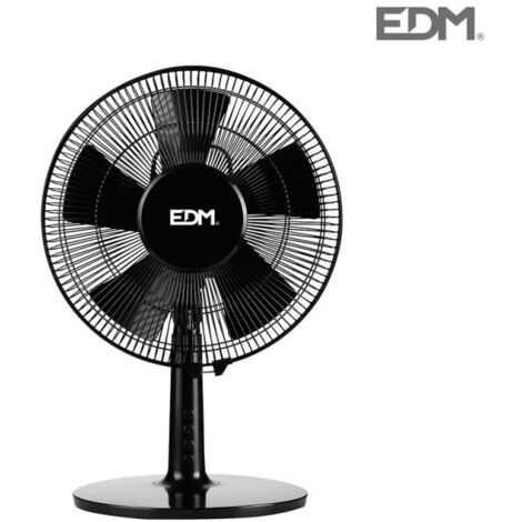 VENTILATEUR DE TABLE NOIR - 40 W (1/2)