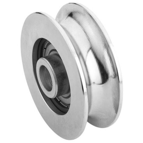 Poulie pour moteur thermique 100 mm – Canal 20 mm – Acier robuste pour portes coulissantes – Charge max 655 kg – Estebro
