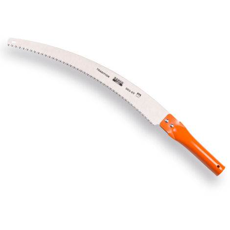 Bahco – Scie arboricole 3836T pour bois dur – Lame courbe 360mm – Denture trempée 6 dents/pouce – Poignée creuse métallique