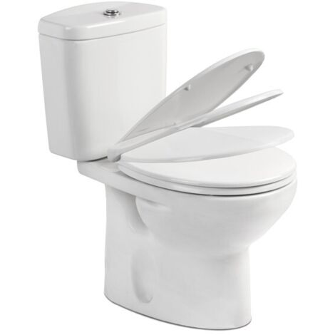 SIÈGE DE TOILETTE AVEC COUSSIN DE CONFORT (1/2)