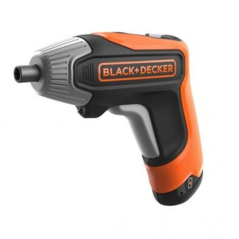 Black & Decker – Tournevis tête coudée 3,6 V – Avec chargeur rapide 2A – Couple 5,5 Nm – Vitesse 0-180 tr/min – Batterie lithium-ion 1,5 Ah - BCF611CK-QW