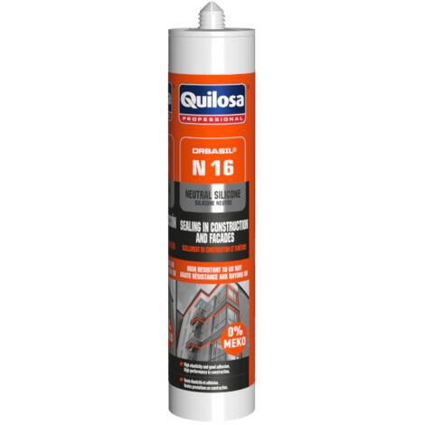 Mastic silicone neutre blanc en cartouche de 300ml