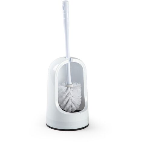 NOUVEAU PORTE-BALAI DE TOILETTE NOUVEAU BLANC - 14X14X40