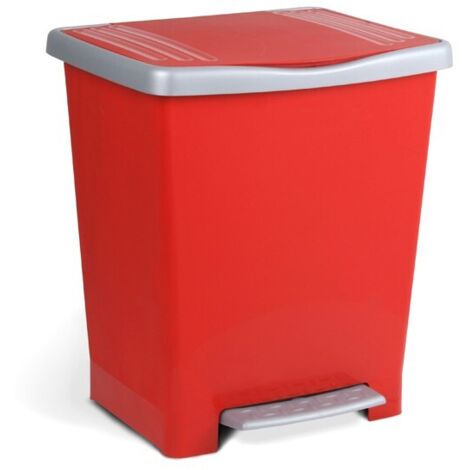 SEAU À PÉDALES ROUGE MILENIUM - 23 L