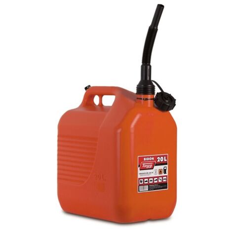 Bidon d'essence de 5 litres avec canule homologuée classe 3/6, 1/8/9601354