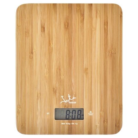 BALANCE DE CUISINE ÉLECTRONIQUE BAMBOU - 15 KG (1/2)