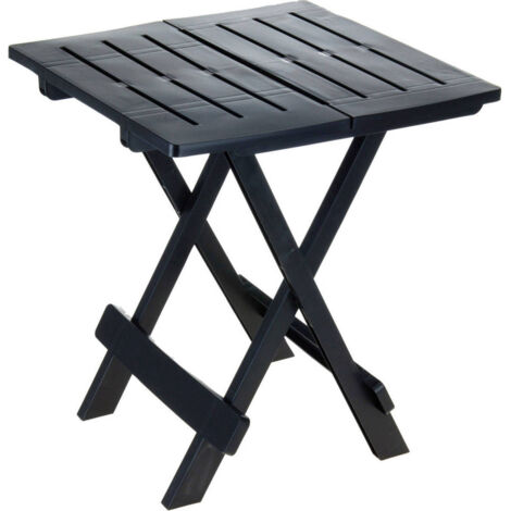 Progarden – Table de camping pliante ADIGE 43 x 45 x 50 cm – Polypropylène résistant aux intempéries – Poids léger 2 kg – Idéale pour camping et pique-niques