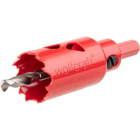 Scie Couronne Bim Complete Avec Adaptateur Et Foret Pilote ø29mm 5465000 Wolfcraft