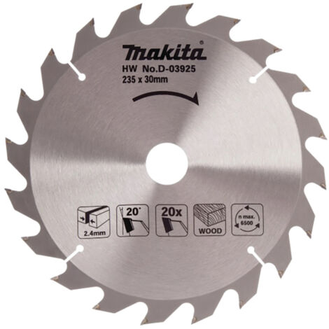 Lames carbure bois standard, pour scies circulaires MAKITA
