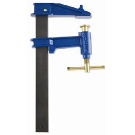 Piher – Serre-joint 15 cm en acier forgé – Force de serrage exceptionnelle – Patins protecteurs anti-marques – Mécanisme de serrage rapide