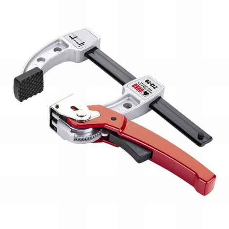 Urko – Serre-joint rapide à levier 30 cm – Serrage progressif – Tige en acier haute résistance – Mors en aluminium – Modèle N° 212