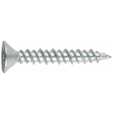 Vis pour la menuiserie PVC - Diamétre tête 7 -5 mm - Zinguée 3,9 x 30 - Boite de 1000