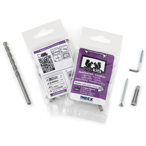 Boite de 12 - Kit de fixation luminaires - cadre (1/2)