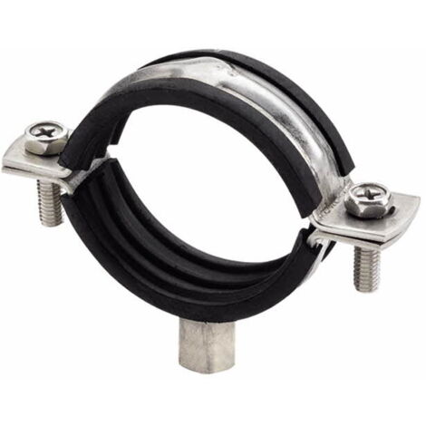 50 colliers renforcés isophonique M8-M10. Inox A4, D. 26 - 30 mm - ABRIA4028 - Index
