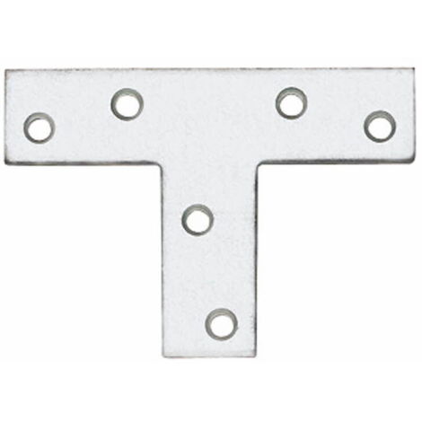 25 platines galvanisées à chaud en T 80 x 140 x 30 mm - PTTT111430 - Index (1/2)