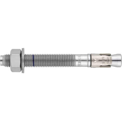 Goujon d'ancrage mâle charges lourdes pour béton fissuré et non fissuré - Bague inoxydable M20 x 170 Ø20 - Boite de 20
