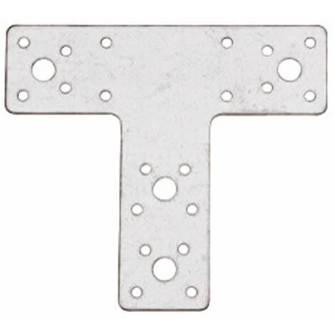 25 platines galvanisées à chaud en T 160 x 98 x 45 mm - PTET169845 - Index