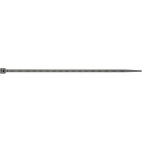 Boite de 100 - Collier de serrage - Couleurs Gris 4,8 x 290