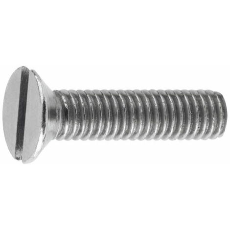 250 vis métrique à tête fraisée fendue M4 x 40 mm DIN-963 zingué - T9630440Z - Index (1/2)