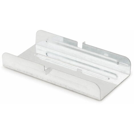 Index – Raccord éclisse pour fourrure galvanisé TC 47 – Boîte de 50 – Pour raccordement de profilés aluminium en béton