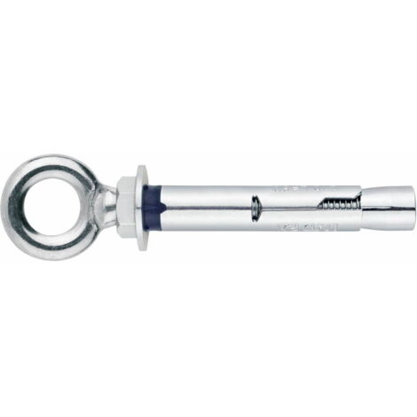 Cheville anti-rotation pour charges moyennes - Piton forgé - Zingué M8 x 60 Ø10 - Boite de 100 (1/4)