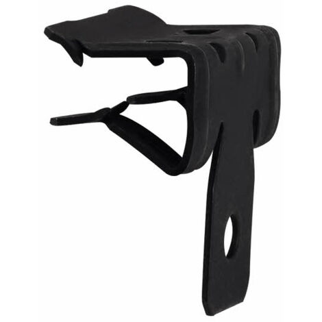 Index – Grips horizontaux pour câble ou suspente rapide – Clip de fixation sur poutre métallique – Acier phosphaté Ø6,3 – Écartement 1,5 à 3mm – Boite de 100