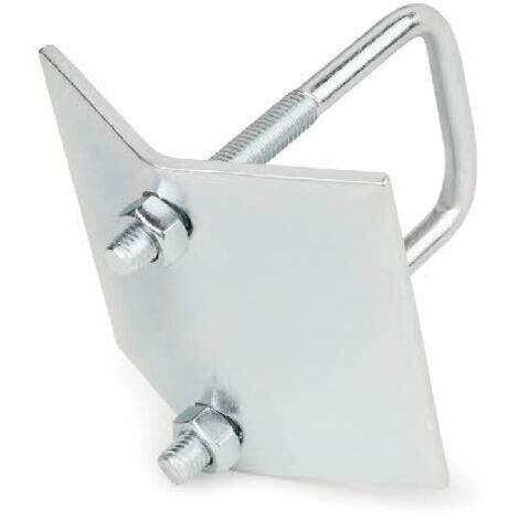 Collier pour rail perforé Indextrut - Zingué 41 x 21 - 41 x 41 - Boite de 20 (1/2)