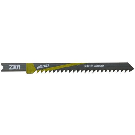 Wolfcraft Lames de scie sauteuse Tige U/HCS 75 mm (Pack 2) (2301000)