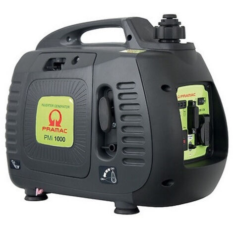 Pramac – Groupe électrogène inverter 1000W – Moteur 4 temps essence – Autonomie 5h à 75% – Niveau sonore 61 dB – Compact et léger