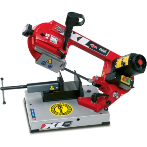 Femi – Scie à ruban 850W – Capacité de coupe 105x93mm – Vitesse 60/80m/min – Lame 1335x0,65mm – Étau inclus (1/8)