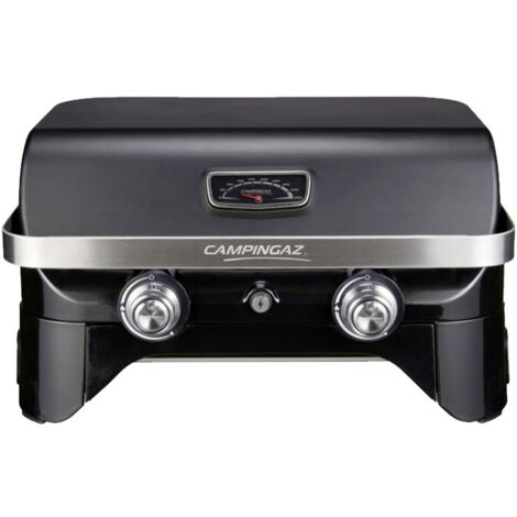 Barbecue à gaz 2 brûleurs – Puissance 5000 W – Surface de cuisson 2100 cm² – Allumage électronique – Couvercle en acier peint (1/5)