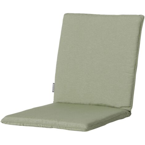 COUSSIN DE CHAISE DOSSIER BAS VERT Boîte/4 coussins