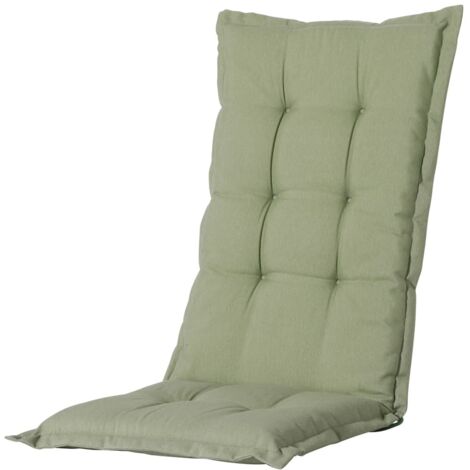 Coussin de chaise à dossier bas Panama 105x50 cm Vert sauge Madison