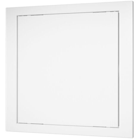Trappes De Visite Plastique Blanc 20x20cm