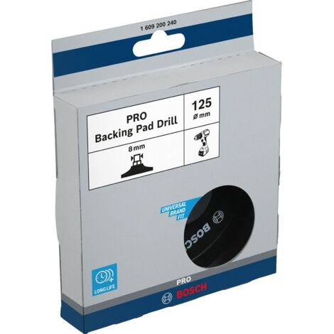 PLATEAU SUPPORT CAOUTCHOUC PERCEUSE 8MM - 125 MM