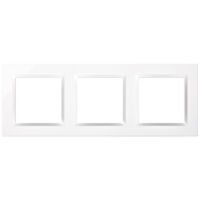 CADRE 3 ÉLÉMENTS BLANC